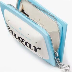 Kate Spade Blue and White Sugar Novelty Wallet! NWOT